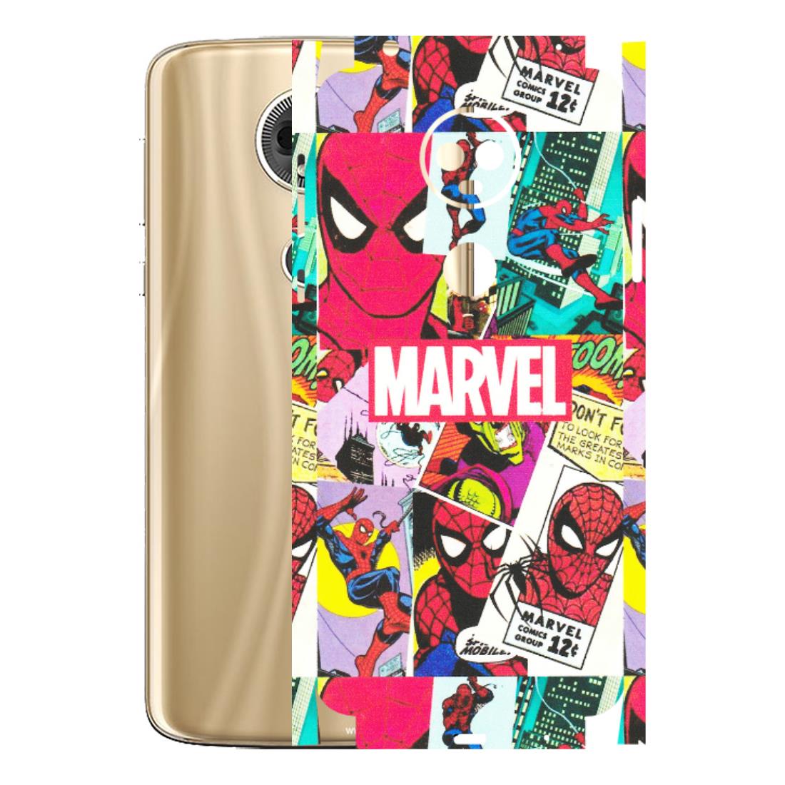 Motorola Phone Skins (All Models) - Marvel Comic Spiderman Grafitti - Matte Finish (M-72) Motorola Moto E5 Plus