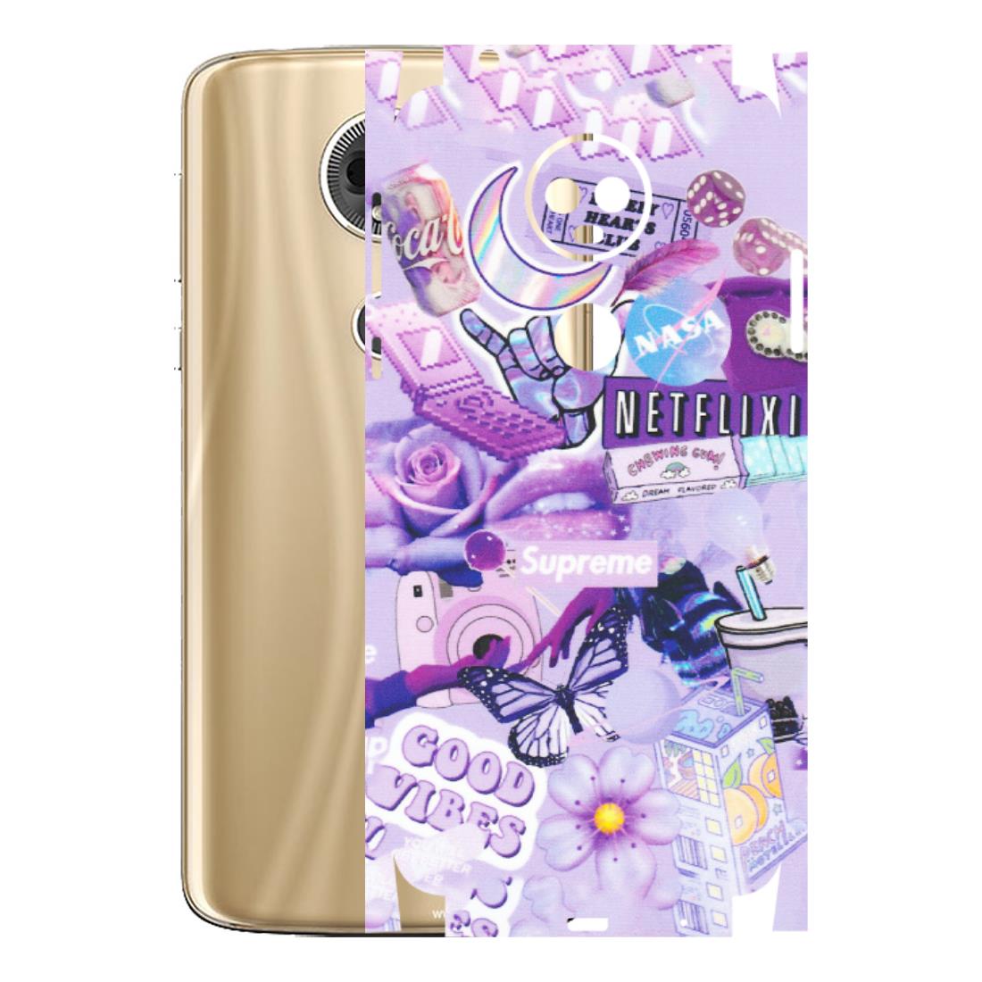 Motorola Phone Skins (All Models) - Supreme Purple Magic - Matte Finish (M-88) Motorola Moto E5 Plus