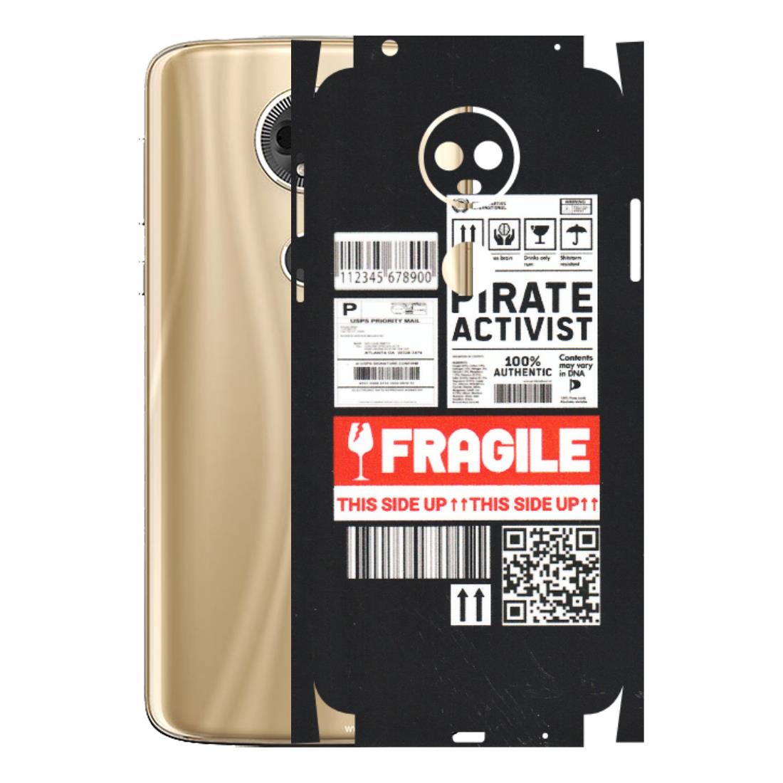 Motorola Phone Skins (All Models) - Handle With Care - Matte Finish (M-99) Motorola Moto E5 Plus