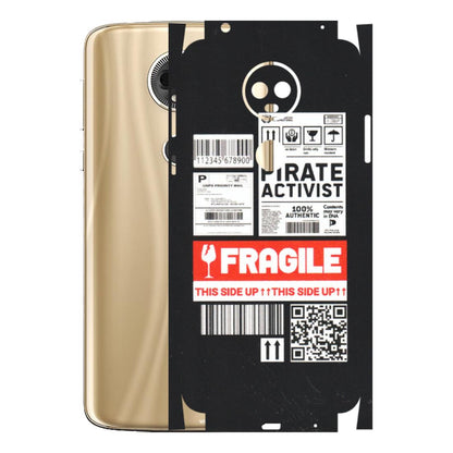 Motorola Phone Skins (All Models) - Handle With Care - Matte Finish (M-99) Motorola Moto E5 Plus