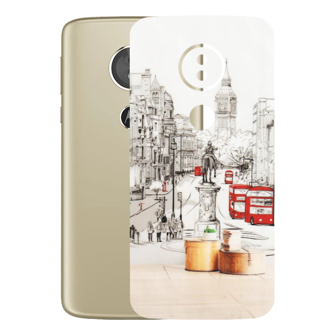 Motorola Phone Skins (All Models) - London Street - Transparent Finish (T-02) Motorola Moto E5