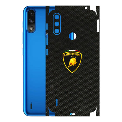 Motorola Phone Skins (All Models) - Dotted Lambo - 3D Embossed Finish (L-105) Motorola Moto E7 Power
