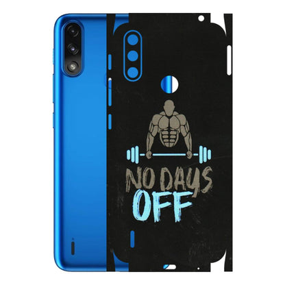 Motorola Phone Skins (All Models) - Gym Lover - 3D Embossed Finish (L-127) Motorola Moto E7 Power