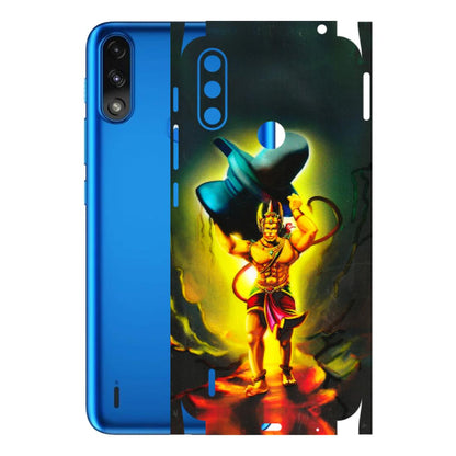 Motorola Phone Skins (All Models) - Hanuman Ji - 3D Embossed Finish (L-128) Motorola Moto E7 Power