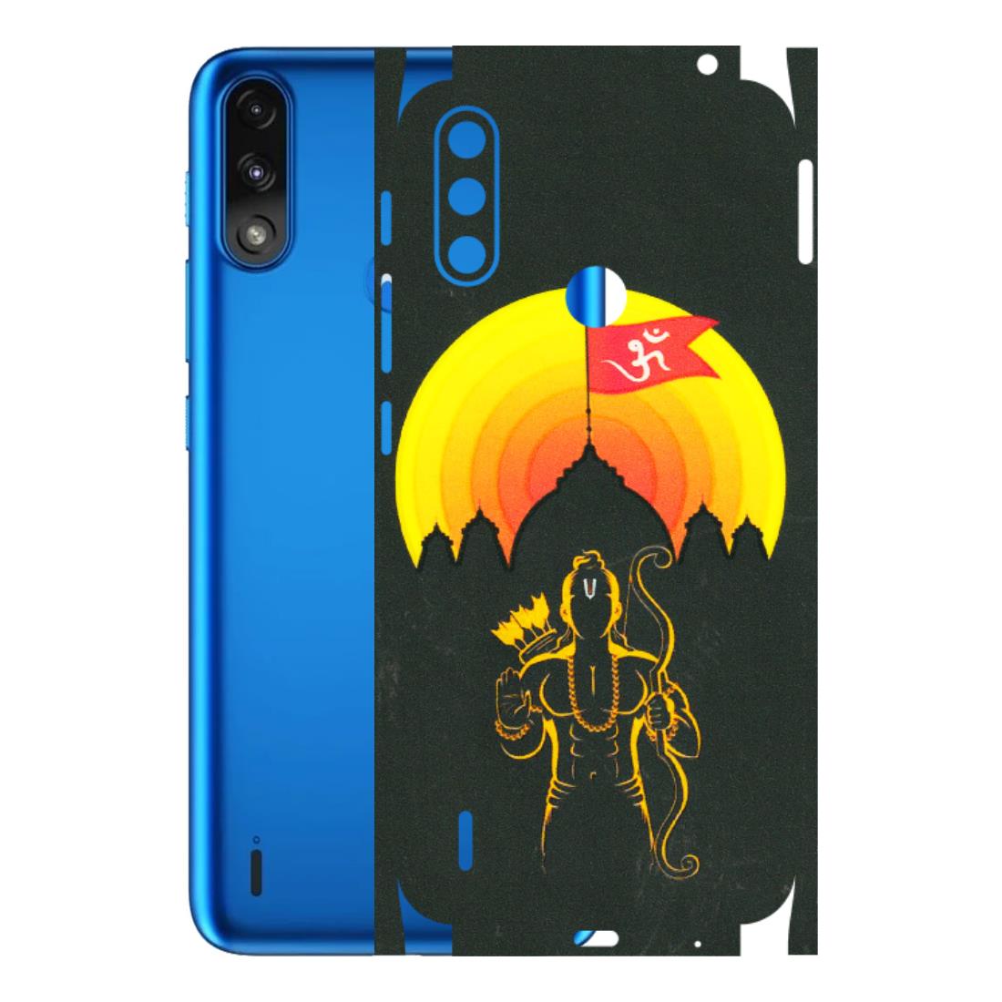 Motorola Phone Skins (All Models) - Lord Ram - 3D Embossed Finish (L-132) Motorola Moto E7 Power