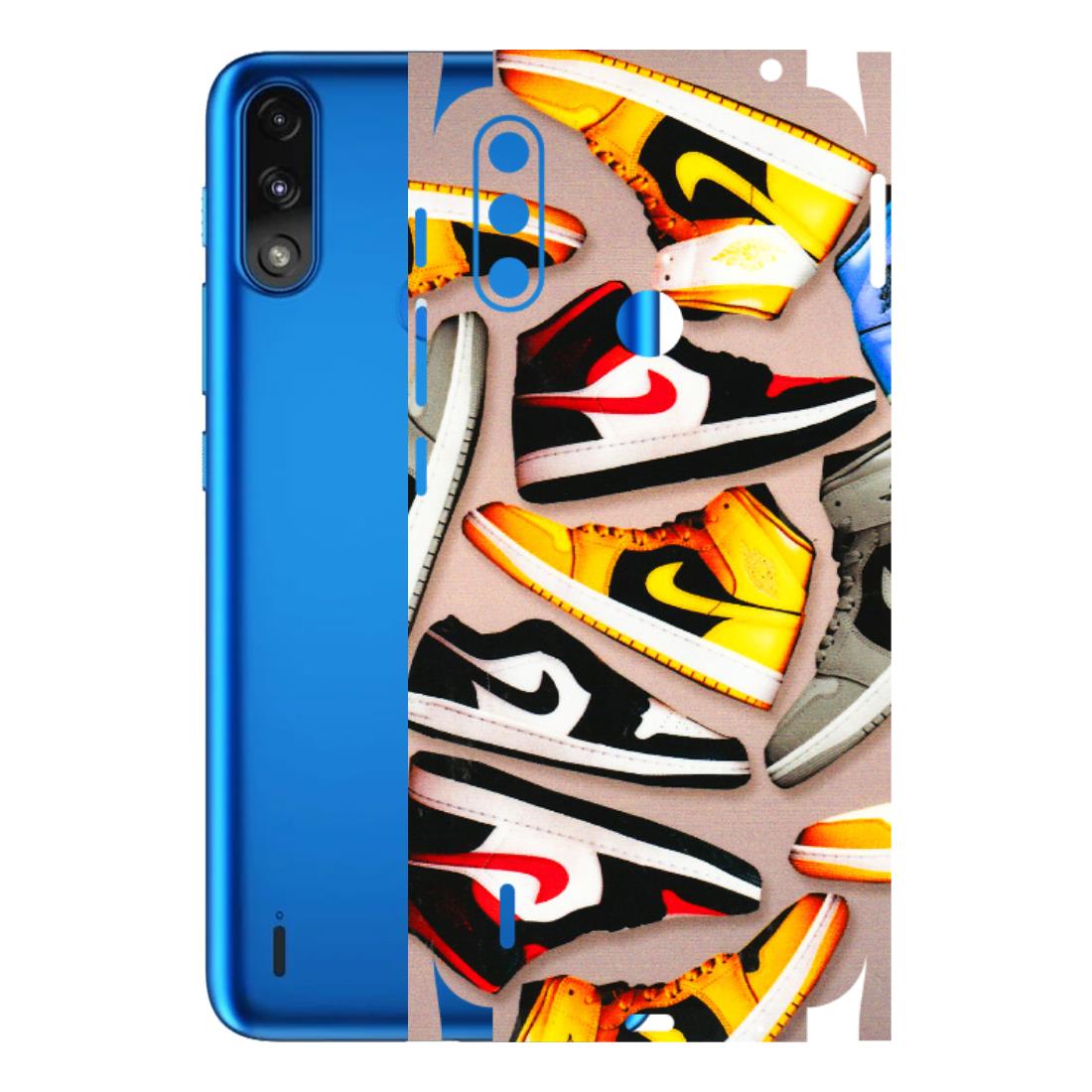 Motorola Phone Skins (All Models) - Sneaker Lover - 3D Embossed Finish (L-135) Motorola Moto E7 Power