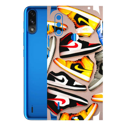 Motorola Phone Skins (All Models) - Sneaker Lover - 3D Embossed Finish (L-135) Motorola Moto E7 Power