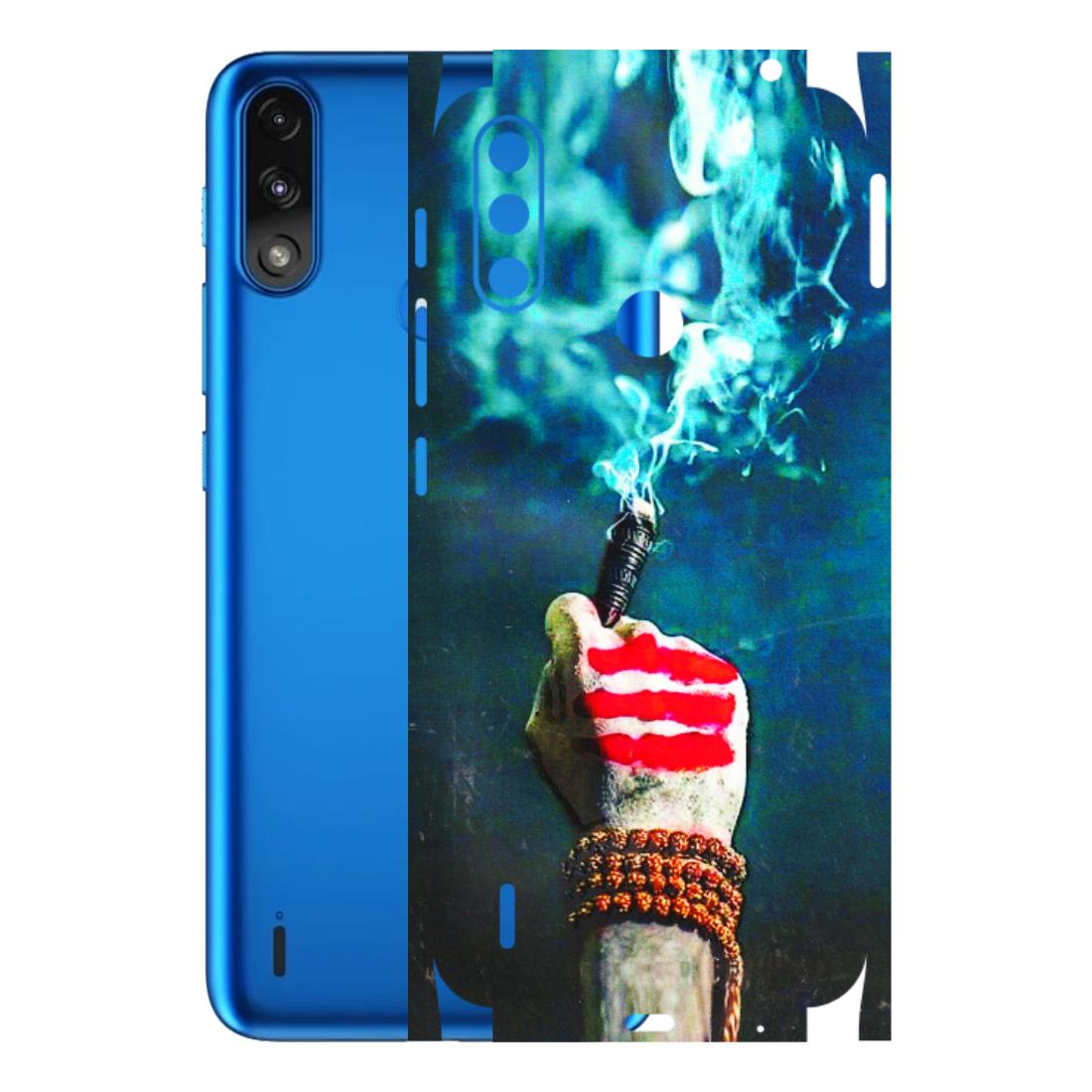 Motorola Phone Skins (All Models) - Mahadev Bhakt - 3D Embossed Finish (L-146) Motorola Moto E7 Power