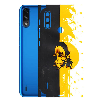 Motorola Phone Skins (All Models) - Bajrangbali - 3D Embossed Finish (L-151) Motorola Moto E7 Power