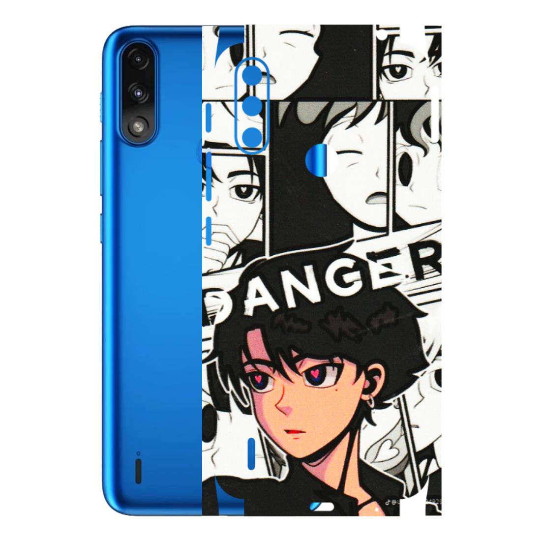 Motorola Phone Skins (All Models) - Danger Anime - 3D Embossed Finish (L-155) Motorola Moto E7 Power