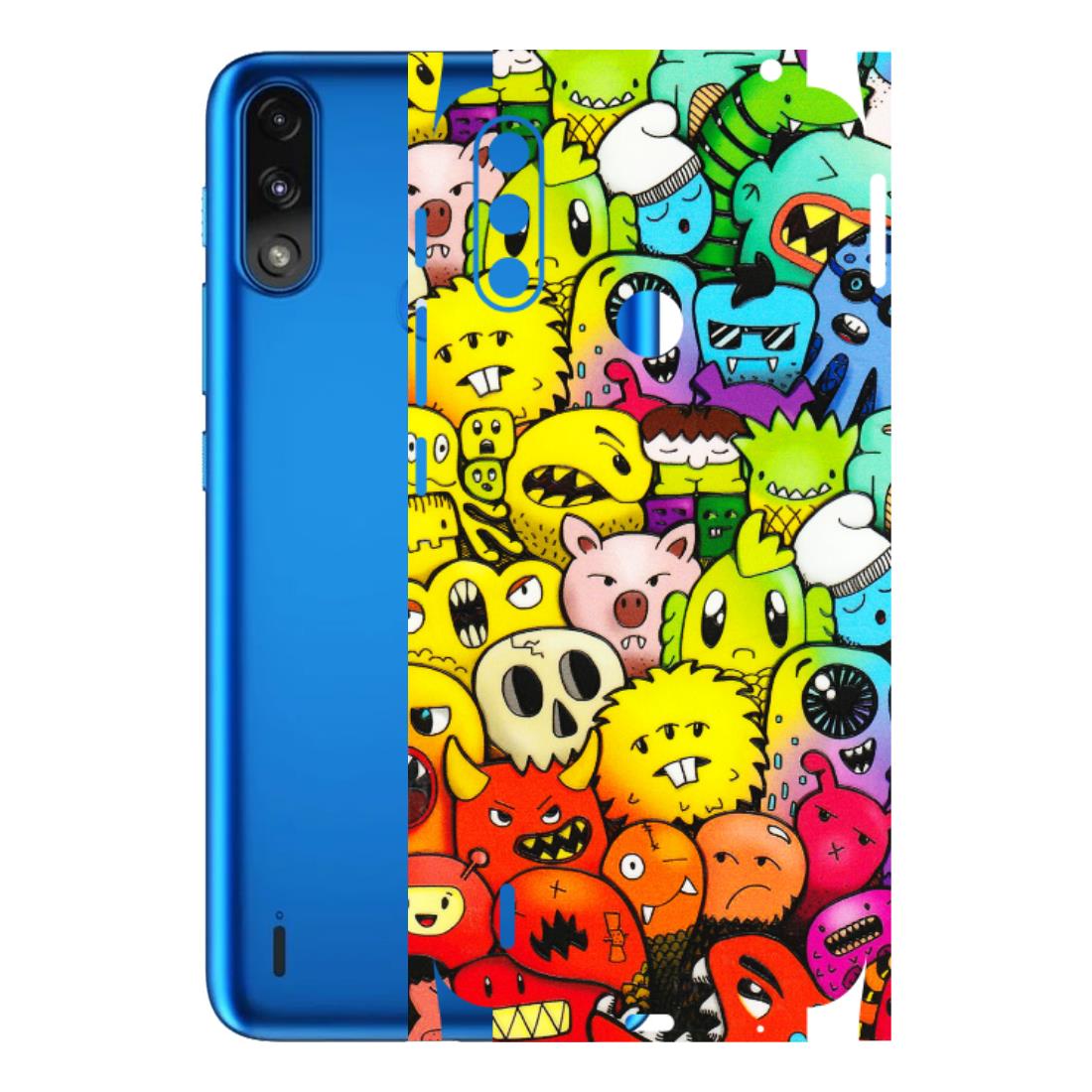 Motorola Phone Skins (All Models) - Angry Funkies - 3D Embossed Finish (L-169) Motorola Moto E7 Power