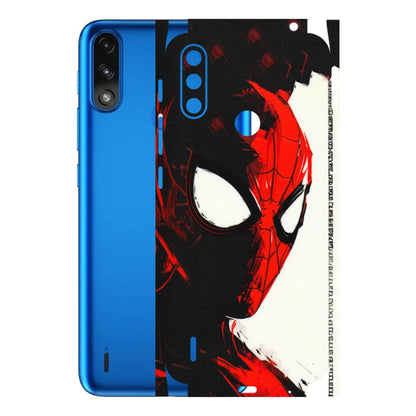Motorola Phone Skins (All Models) - Spiderman Killer Face - 3D Embossed Finish (L-17) Motorola Moto E7 Power