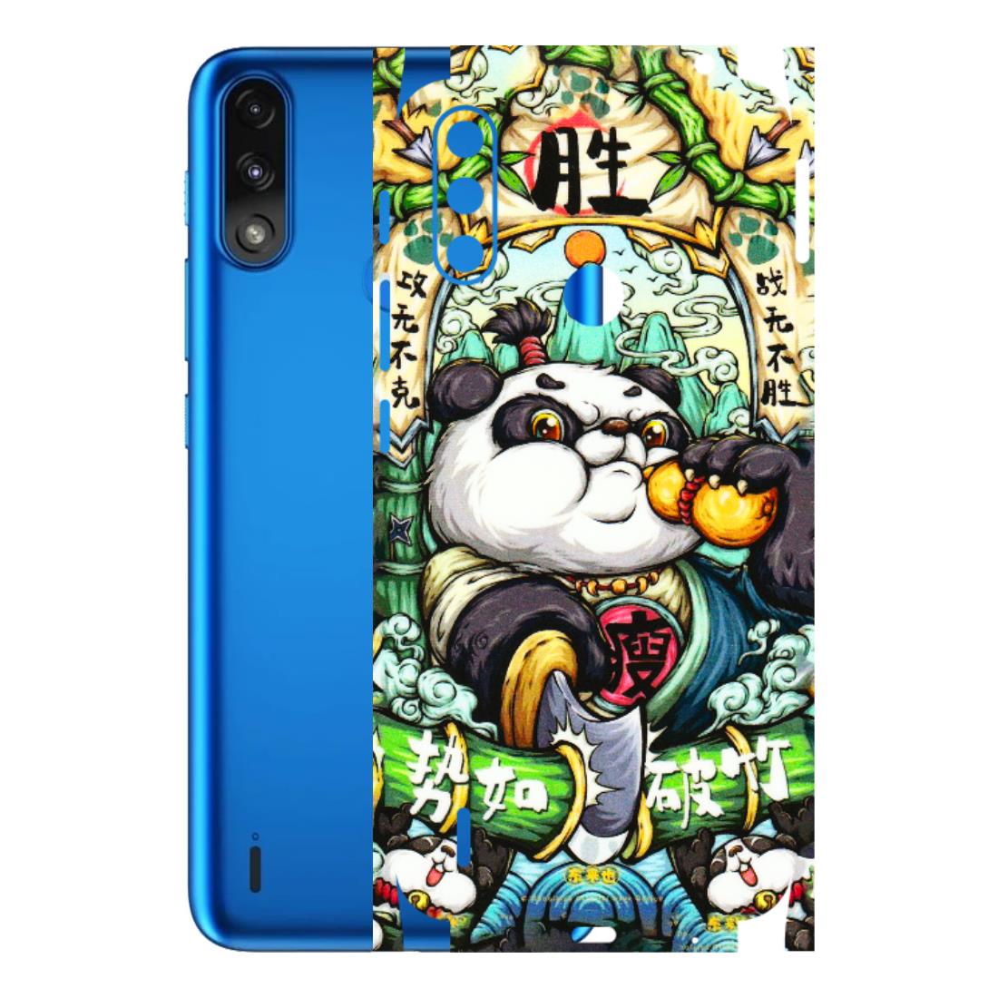 Motorola Phone Skins (All Models) - Royal Rich Panda - 3D Embossed Finish (L-170) Motorola Moto E7 Power