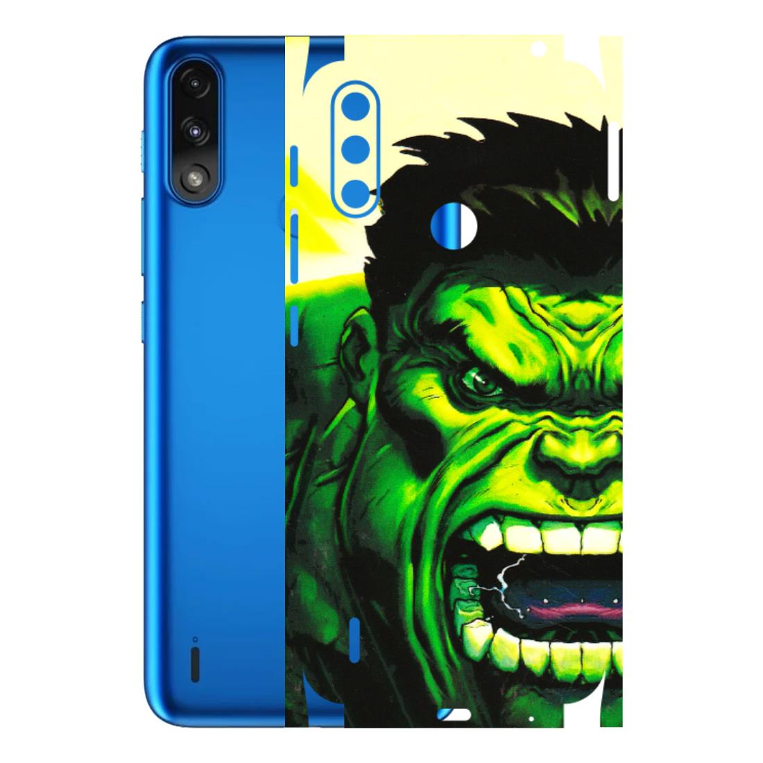 Motorola Phone Skins (All Models) - Hulk - 3D Embossed Finish (L-180) Motorola Moto E7 Power