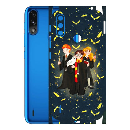 Motorola Phone Skins (All Models) - Harry Potter - 3D Embossed Finish (L-183) Motorola Moto E7 Power