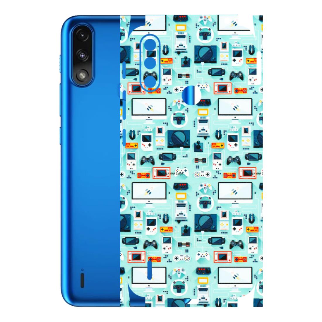 Motorola Phone Skins (All Models) - Gadgets Doodle - 3D Embossed Finish (L-184) Motorola Moto E7 Power