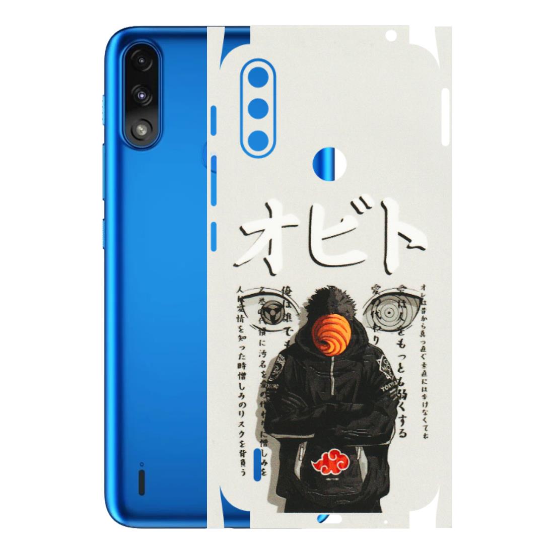 Motorola Phone Skins (All Models) - Obito Anime Eye - 3D Embossed Finish (L-19) Motorola Moto E7 Power