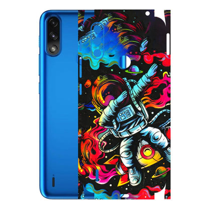 Motorola Phone Skins (All Models) - Astronaut Dope - 3D Embossed Finish (L-191) Motorola Moto E7 Power
