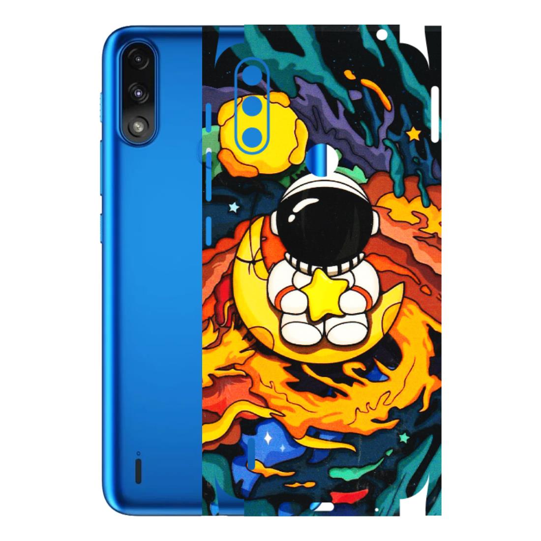Motorola Phone Skins (All Models) - Baby Astronaut - 3D Embossed Finish (L-197) Motorola Moto E7 Power