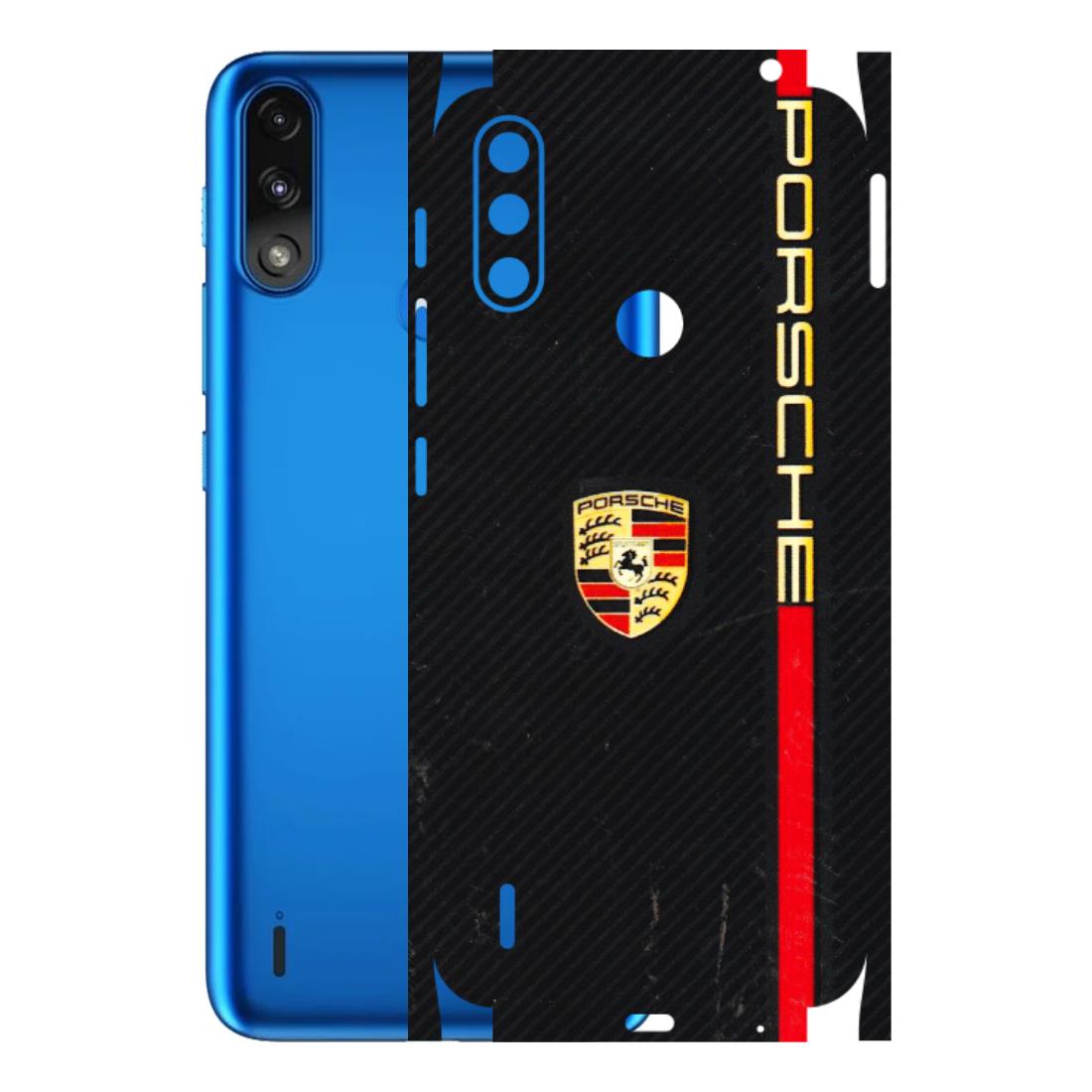 Motorola Phone Skins (All Models) - Premium Porsche - 3D Embossed Finish (L-225) Motorola Moto E7 Power
