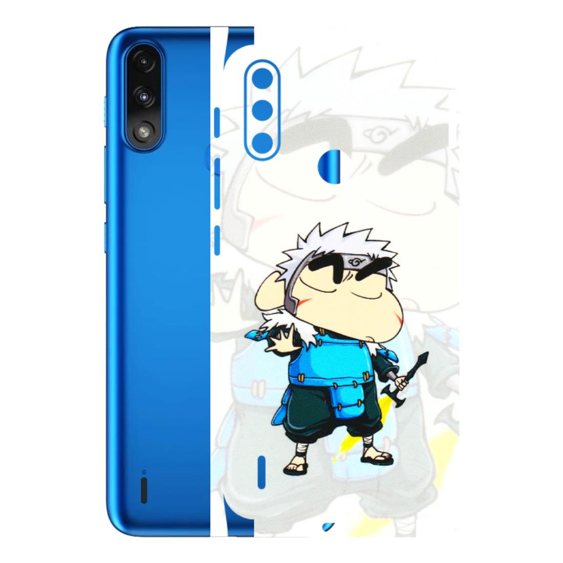 Motorola Phone Skins (All Models) - Angry Young Shinchan - 3D Embossed Finish (L-226) Motorola Moto E7 Power