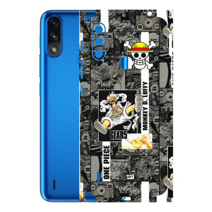 Motorola Phone Skins (All Models) - Cuffy Anime MonkeyCamic - 3D Embossed Finish (L-242) Motorola Moto E7 Power