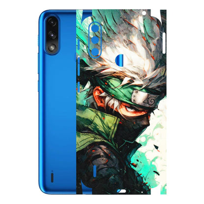 Motorola Phone Skins (All Models) - Kakashi Side Profile - 3D Embossed Finish (L-249) Motorola Moto E7 Power