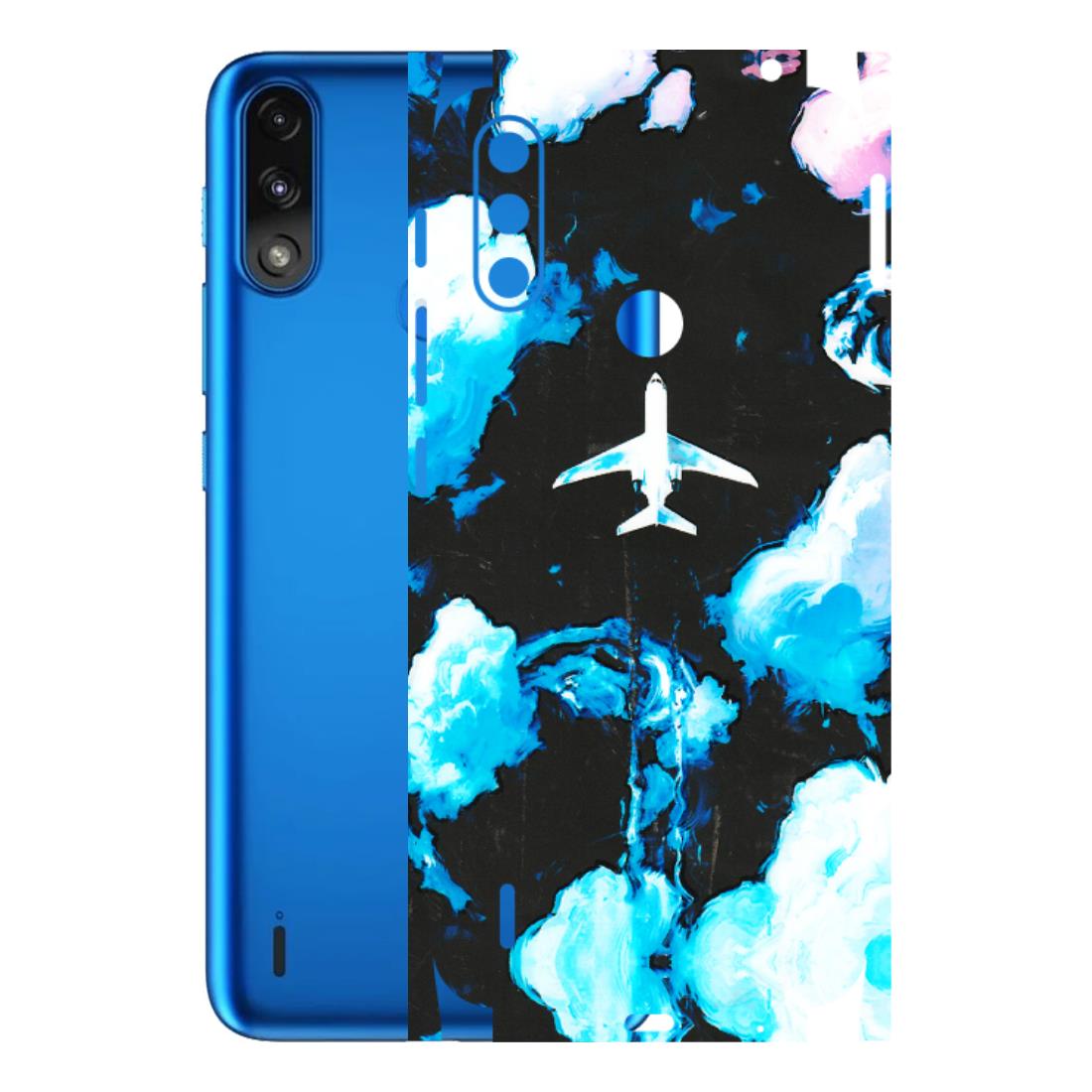 Motorola Phone Skins (All Models) - Travel In Airline - 3D Embossed Finish (L-264) Motorola Moto E7 Power