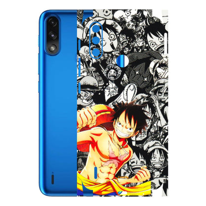 Motorola Phone Skins (All Models) - Anime Comics Games Doodles - 3D Embossed Finish (L-27) Motorola Moto E7 Power