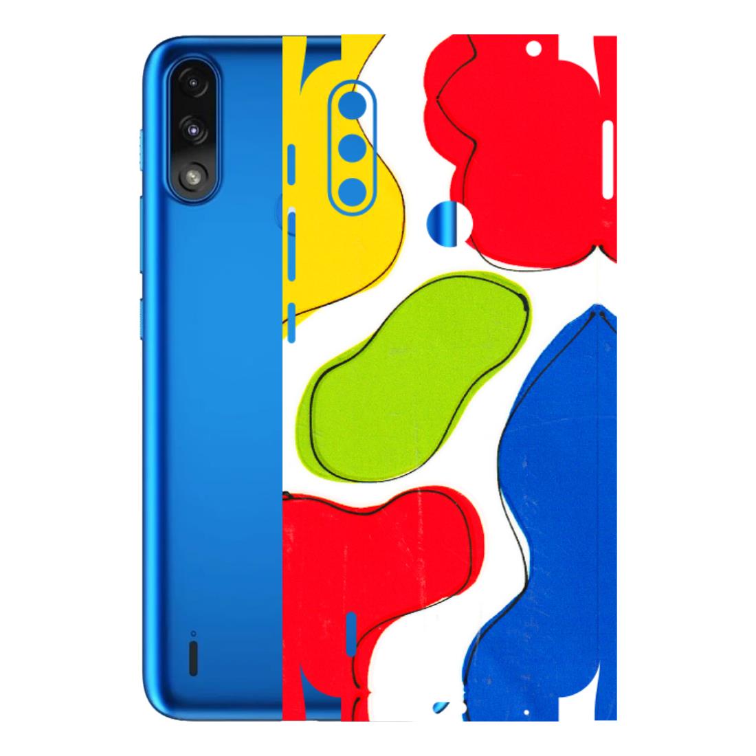 Motorola Phone Skins (All Models) - RGB Colour Paint - 3D Embossed Finish (L-284) Motorola Moto E7 Power