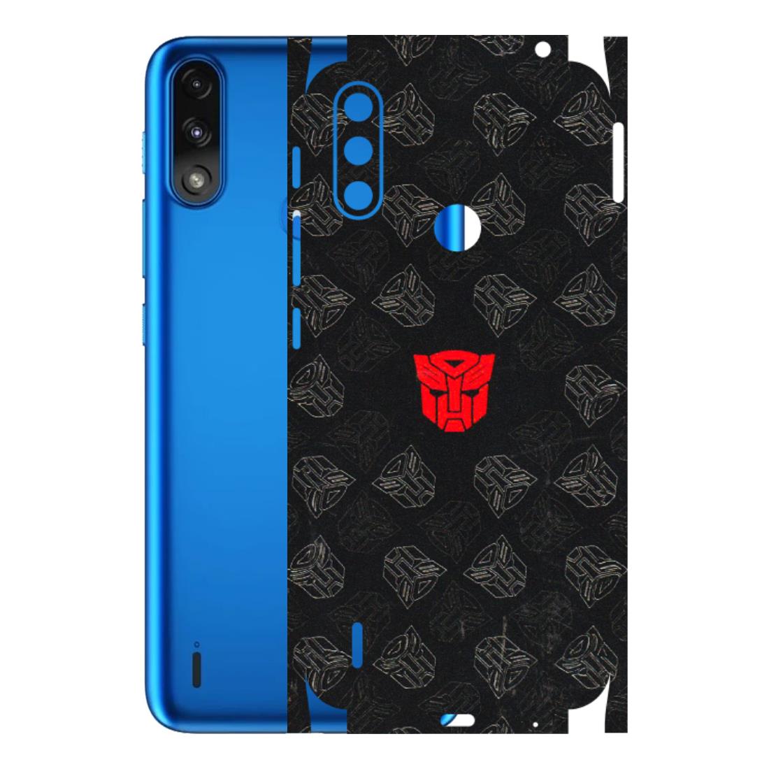 Motorola Phone Skins (All Models) - Transformers Devastation - 3D Embossed Finish (L-301) Motorola Moto E7 Power