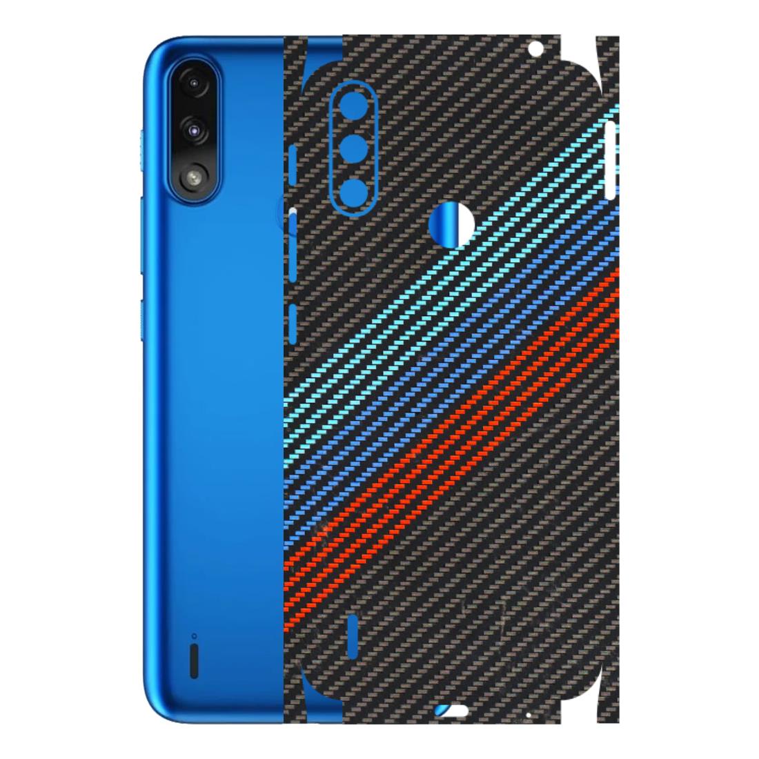 Motorola Phone Skins (All Models) - Carbon BM - 3D Embossed Finish (L-302) Motorola Moto E7 Power