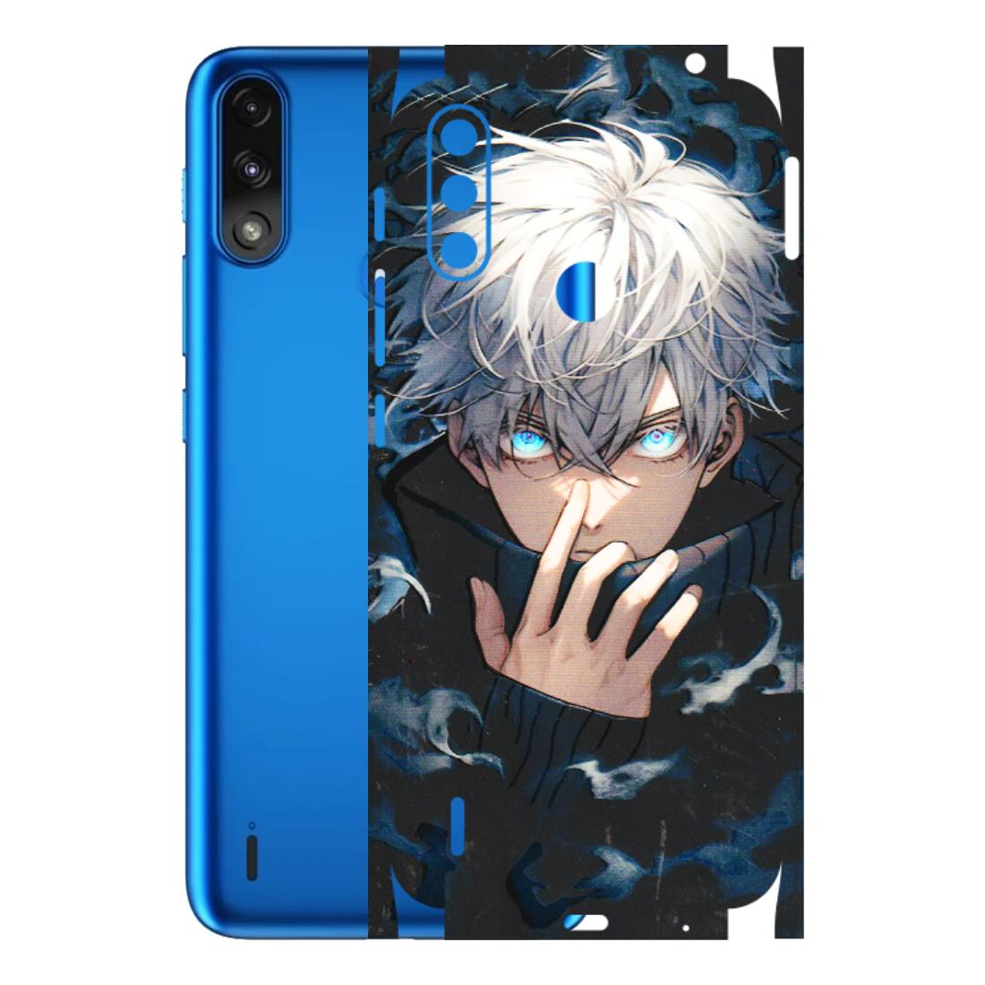 Motorola Phone Skins (All Models) - New Jujutsu Kaisen Anime - 3D Embossed Finish (L-313) Motorola Moto E7 Power