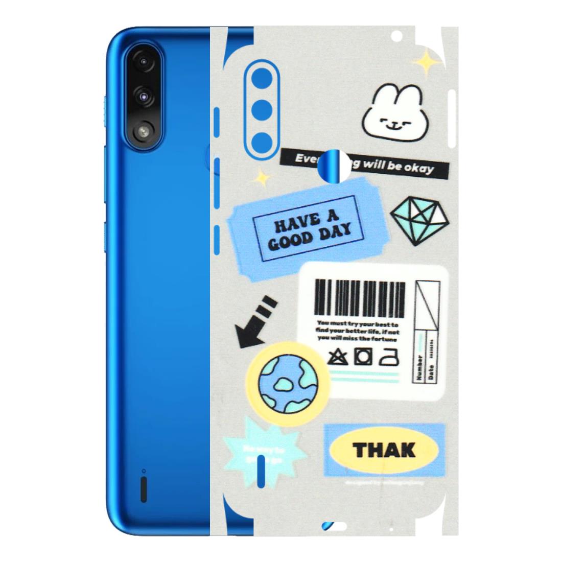 Motorola Phone Skins (All Models) - Will Be Okay Design - 3D Embossed Finish (L-316) Motorola Moto E7 Power