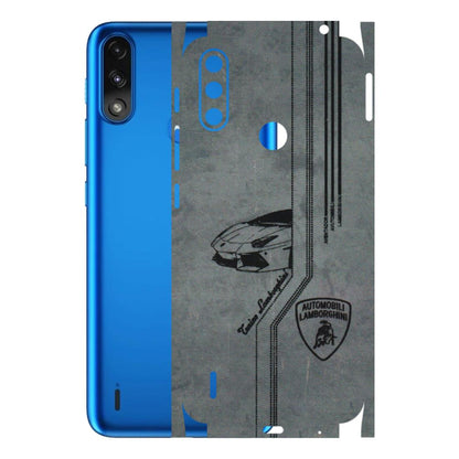 Motorola Phone Skins (All Models) - New Lamborgini Aventador - 3D Embossed Finish (L-321) Motorola Moto E7 Power