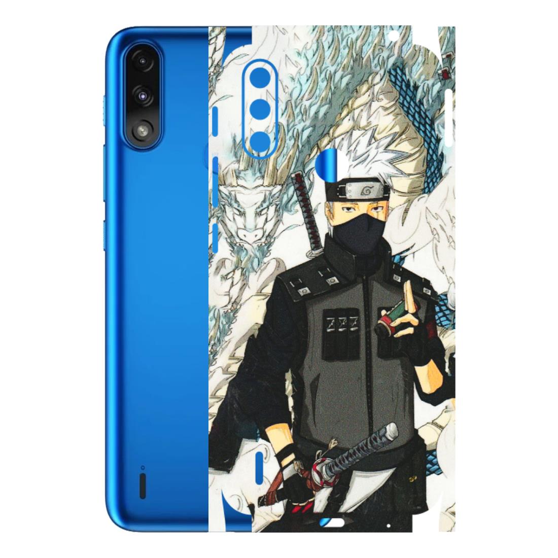Motorola Phone Skins (All Models) - Kakashi Hatake Naruto Anime - 3D Embossed Finish (L-46) Motorola Moto E7 Power