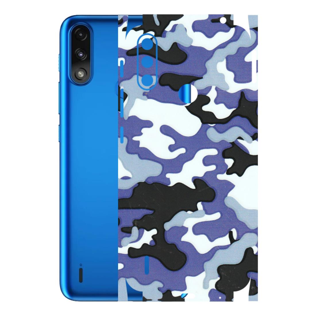 Motorola Phone Skins (All Models) - Powerfull Military Camoflauge - 3D Embossed Finish (L-49) Motorola Moto E7 Power