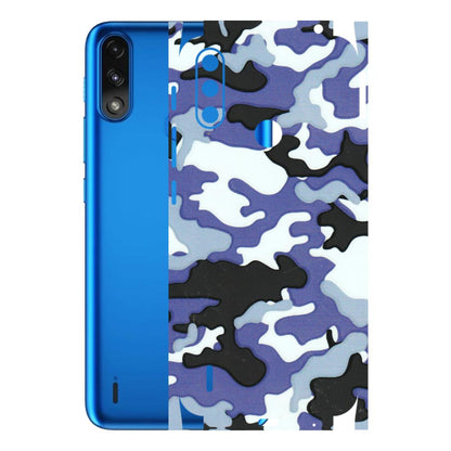 Motorola Phone Skins (All Models) - Powerfull Military Camoflauge - 3D Embossed Finish (L-49) Motorola Moto E7 Power