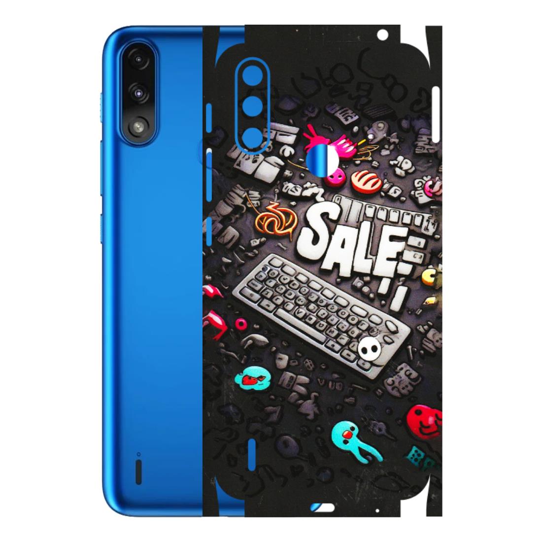 Motorola Phone Skins (All Models) - Gadgets Sale - 3D Embossed Finish (L-50) Motorola Moto E7 Power