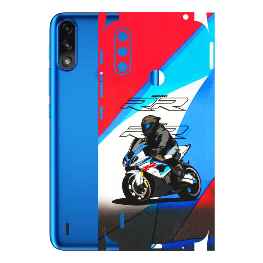 Motorola Phone Skins (All Models) - Bikers Love - 3D Embossed Finish (L-58) Motorola Moto E7 Power