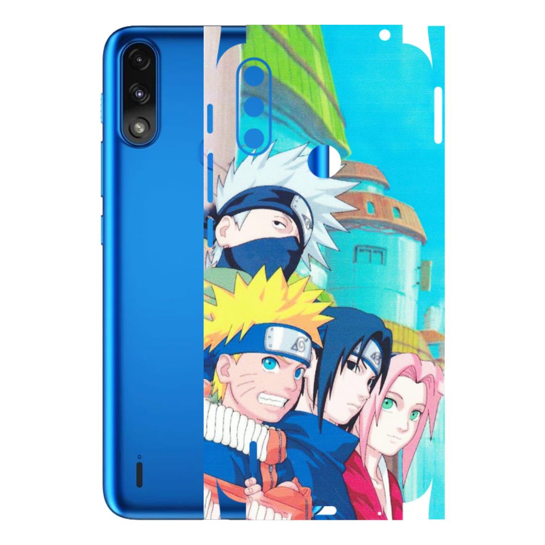Motorola Phone Skins (All Models) - Team Minato And Kakashi - Matte Finish (M-101) Motorola Moto E7 Power
