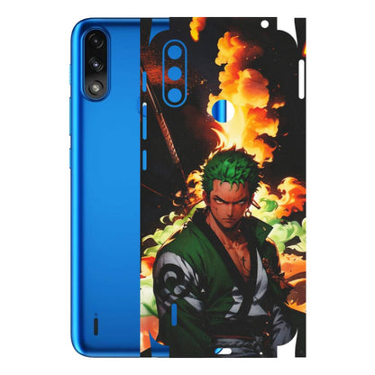 Motorola Phone Skins (All Models) - Roronoa Zoro - Matte Finish (M-102) Motorola Moto E7 Power