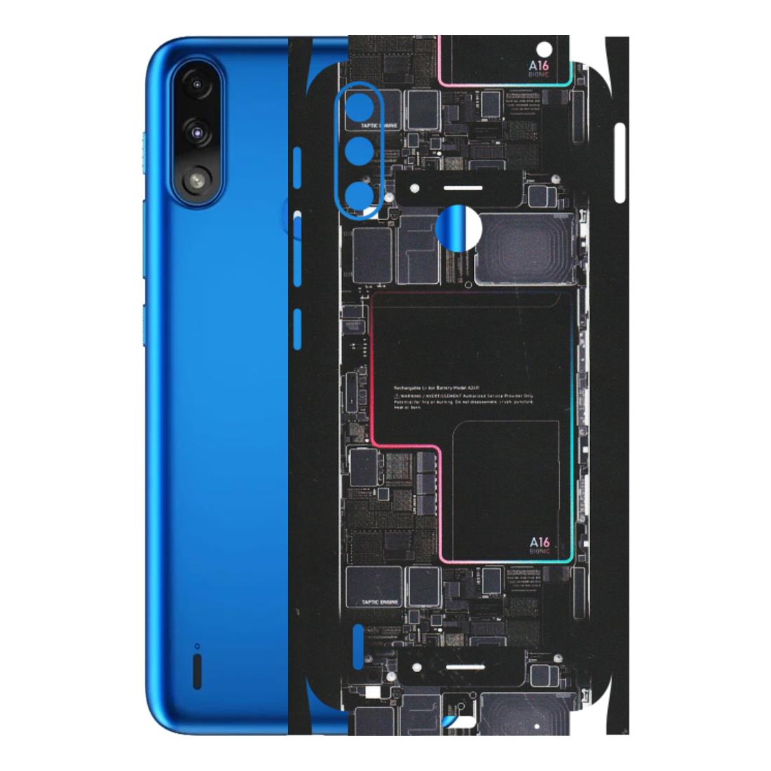 Motorola Phone Skins (All Models) - Motherboard Circuit Layout - Matte Finish (M-117) Motorola Moto E7 Power