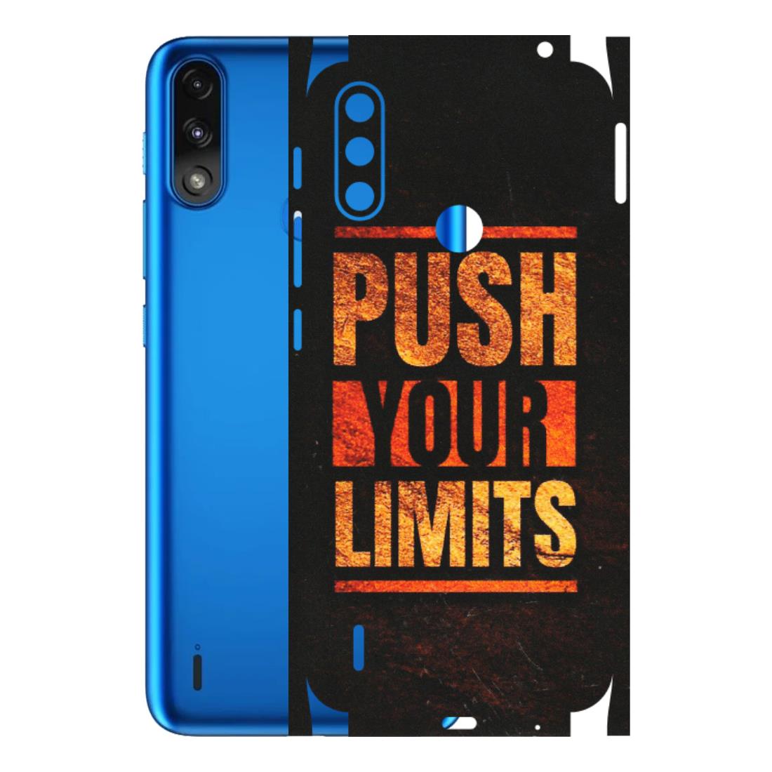 Motorola Phone Skins (All Models) - Push Your Limits - Matte Finish (M-118) Motorola Moto E7 Power