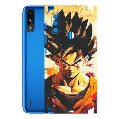 Motorola Phone Skins (All Models) - Angry Goku - Matte Finish (M-12) Motorola Moto E7 Power