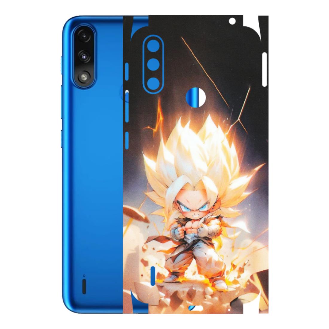 Motorola Phone Skins (All Models) - Goku Dragon Cute Anime - Matte Finish (M-131) Motorola Moto E7 Power