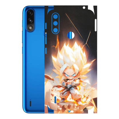 Motorola Phone Skins (All Models) - Goku Dragon Cute Anime - Matte Finish (M-131) Motorola Moto E7 Power