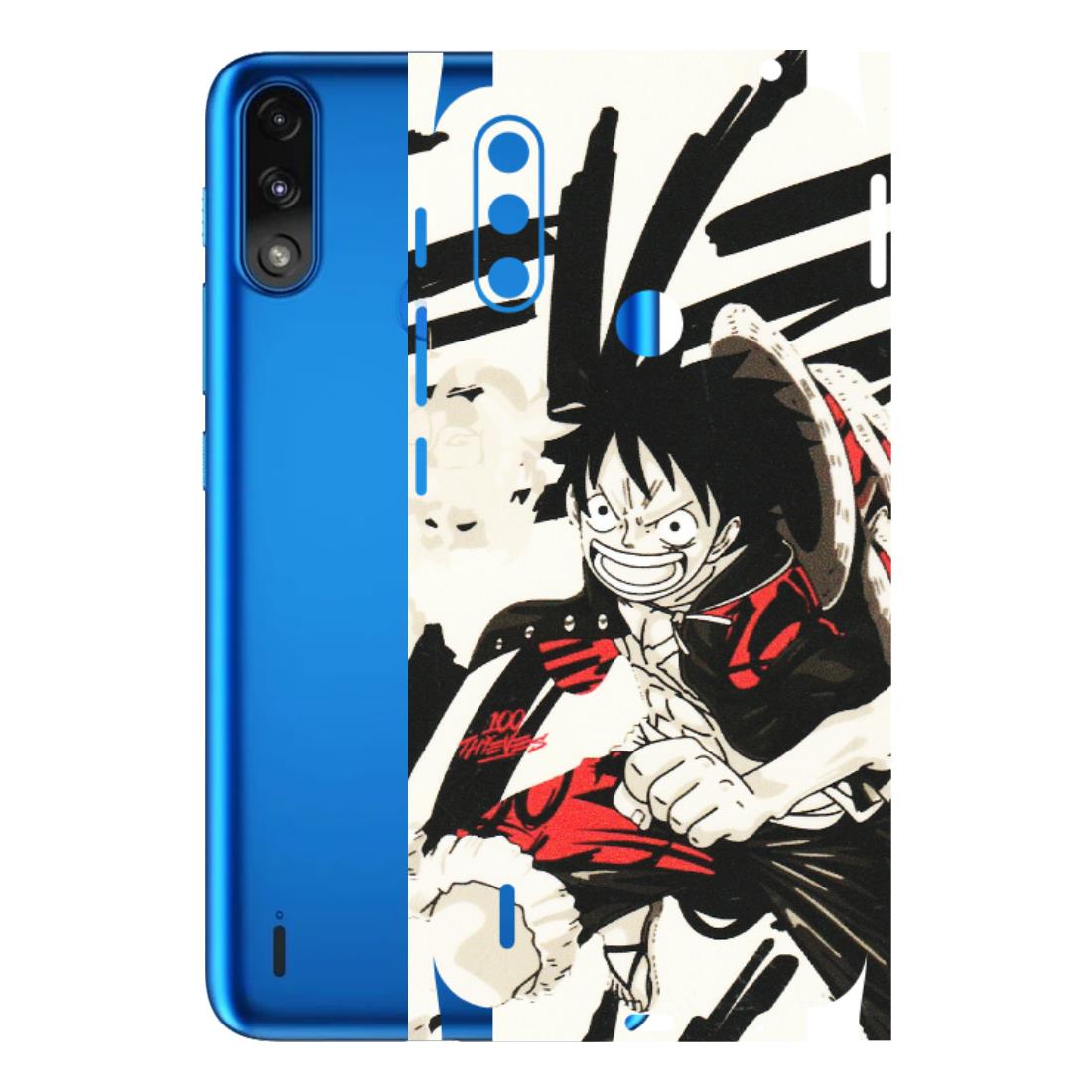 Motorola Phone Skins (All Models) - Monkey D.Luffy Manga Anime - Matte Finish (M-145) Motorola Moto E7 Power