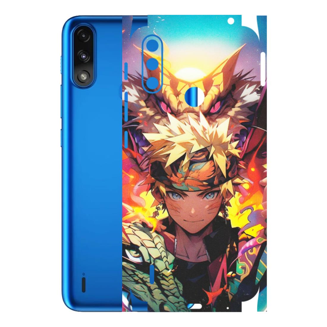 Motorola Phone Skins (All Models) - Angry Naruto Anime - Matte Finish (M-148) Motorola Moto E7 Power