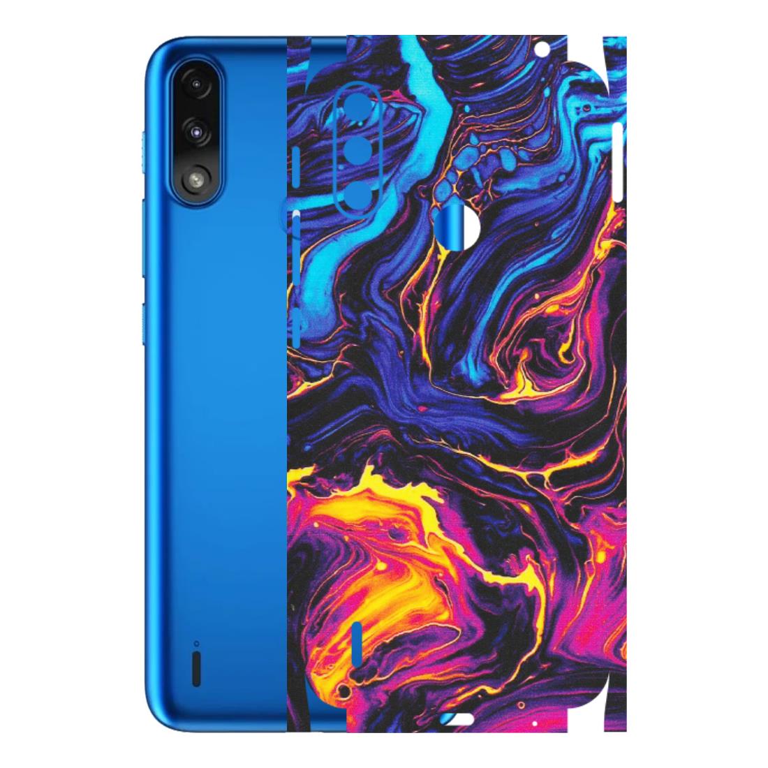 Motorola Phone Skins (All Models) - Abstract Paint Classy - Matte Finish (M-15) Motorola Moto E7 Power